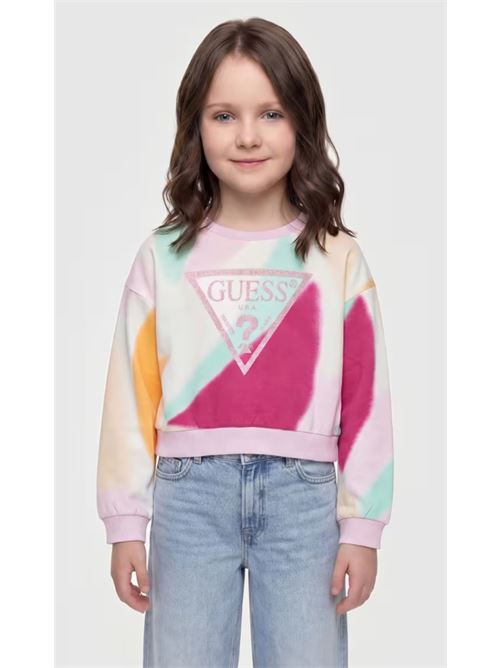 oversize crop ls active top GUESS | J6GQ01 KA6R4P33Y
